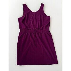 All In Motion Plum Magenta Ladies Performance Pocket Sleeveless Active Dress L